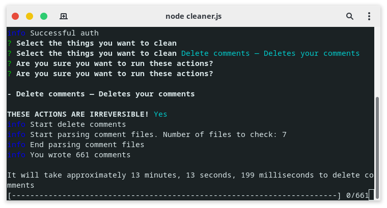 VK Clean - удаление комментариев